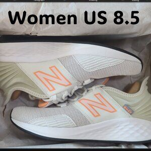 NWT New Balance Women US 8.5 Fresh Foam Roav Grey Orange WROAVNP